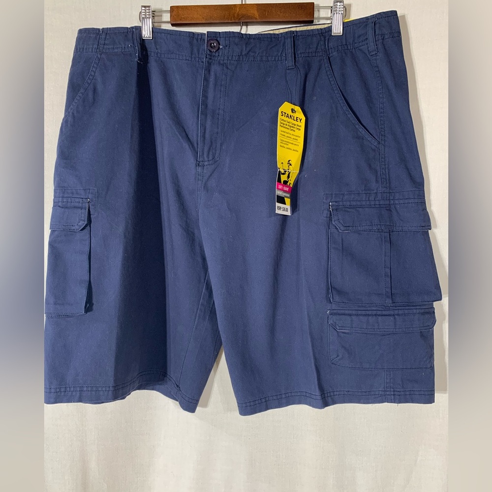 Stanley cotton twill men’s cargo blue short size  42